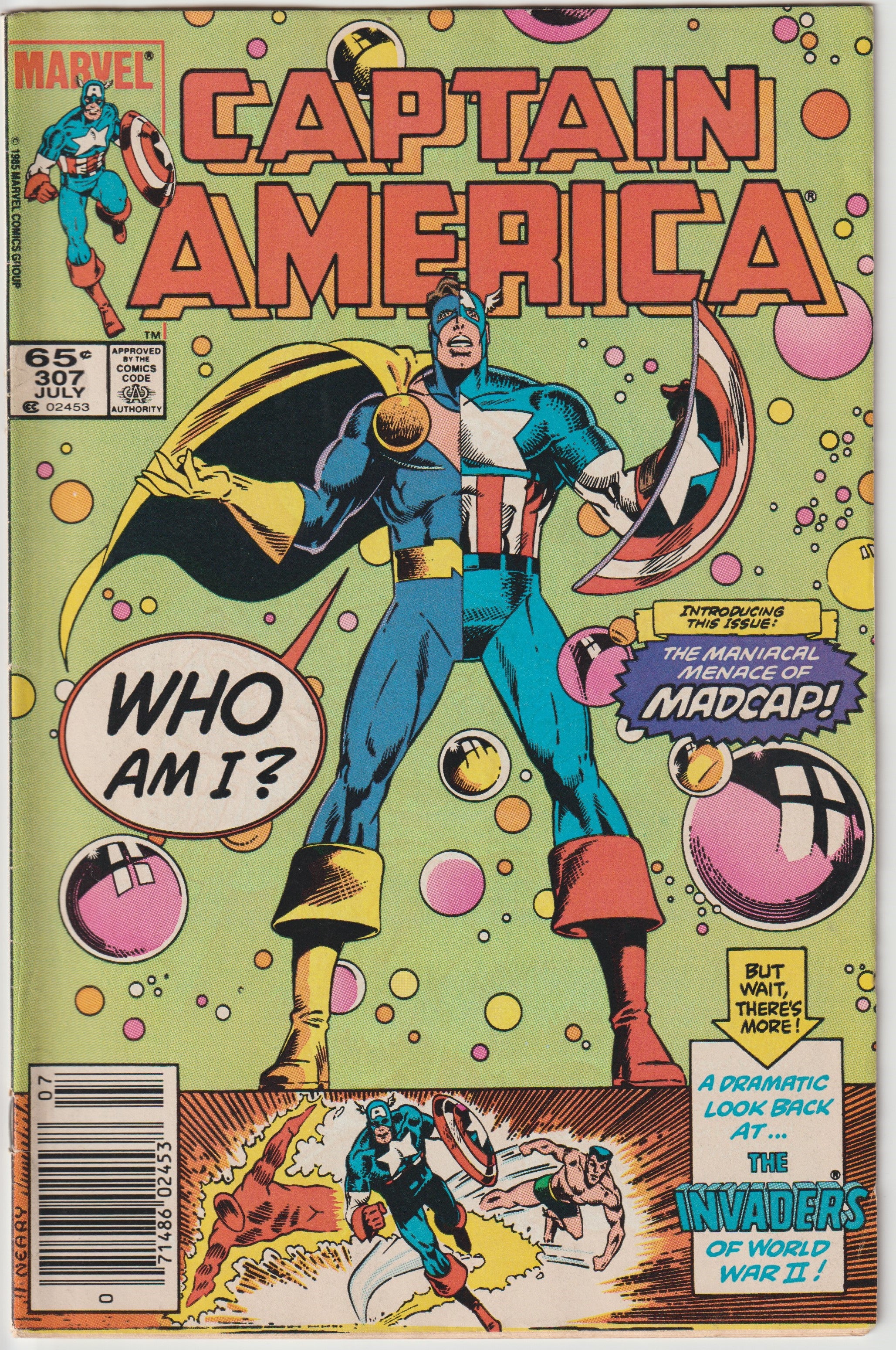 Captain America #307 (1985) | Dragon's Lair Comics and Fantasy Houston TX