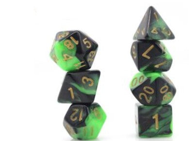 Game Habit Surfer Dafoe Poly 7 Dice Set | Dragon's Lair Comics and Fantasy Houston TX