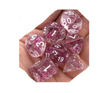 Game Habit RoseSplosion Poly 7 Dice Set | Dragon's Lair Comics and Fantasy Houston TX