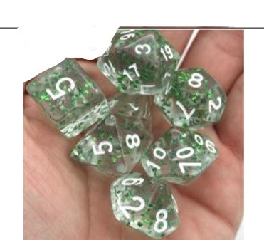 Game Habit Clover in my Eyes Poly 7 Dice Set | Dragon's Lair Comics and Fantasy Houston TX