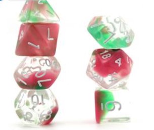 Game Habit All But the Rind Poly 7 Dice Set | Dragon's Lair Comics and Fantasy Houston TX