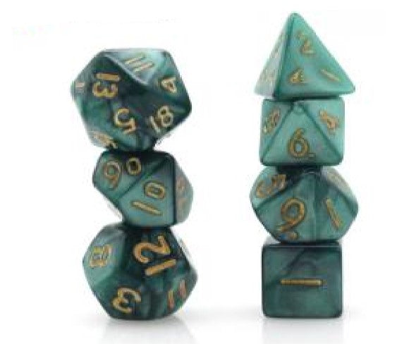 Game Habit If Cows Were Green Mini Poly 7 Dice Set | Dragon's Lair Comics and Fantasy Houston TX