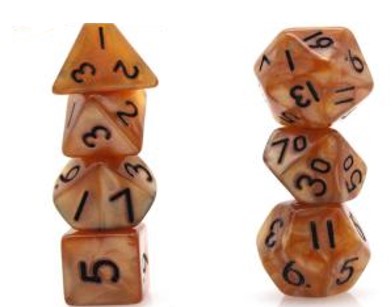 Game Habit Werther's Not-as-Original Mini Poly 7 Dice Set | Dragon's Lair Comics and Fantasy Houston TX