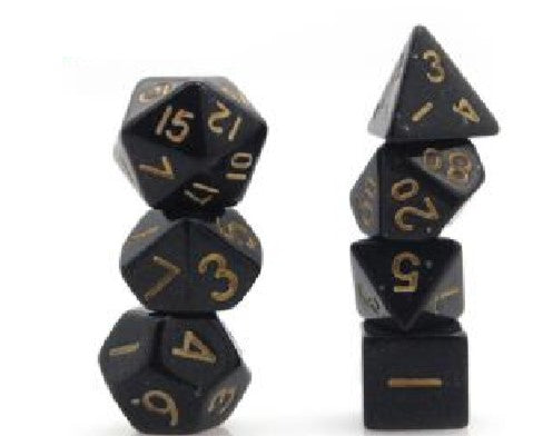 Game Habit Flecky Mini Poly 7 Dice Set | Dragon's Lair Comics and Fantasy Houston TX