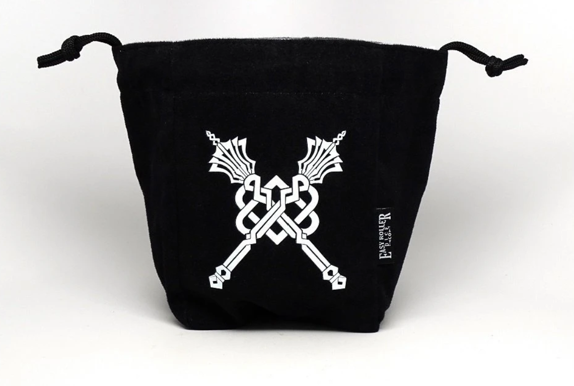 Easy Roller Mace Reversible Microfiber Self-Standing Large Dice Bag | Dragon's Lair Comics and Fantasy Houston TX