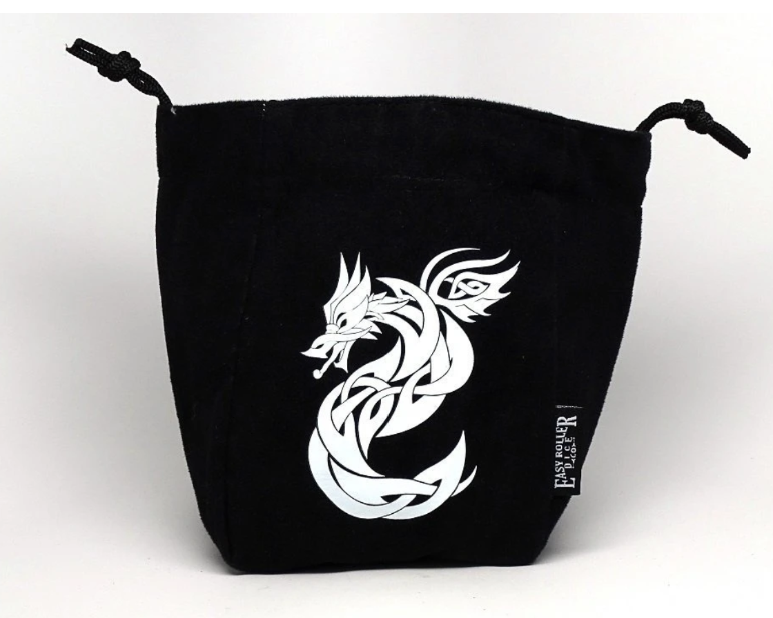 Easy Roller Celtic Knot Dragon Reversible Microfiber Self-Standing Large Dice Bag | Dragon's Lair Comics and Fantasy Houston TX