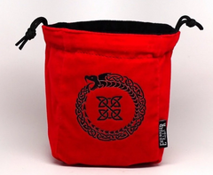 Easy Roller Ouroboros Reversible Microfiber Self-Standing Large Dice Bag | Dragon's Lair Comics and Fantasy Houston TX