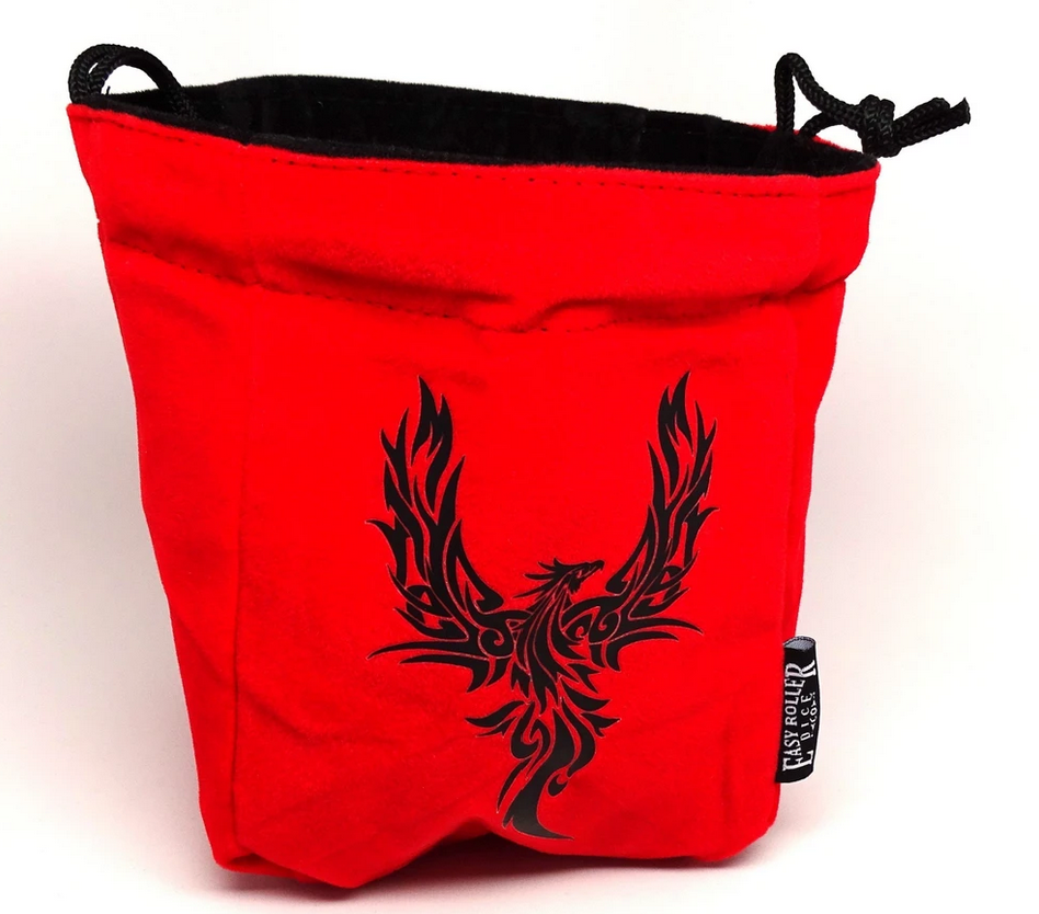 Easy Roller Phoenix Reversible Microfiber Self-Standing Large Dice Bag | Dragon's Lair Comics and Fantasy Houston TX