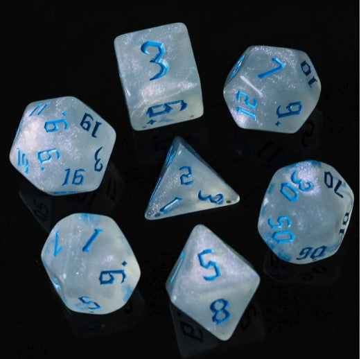 Foam Brain Crystal Ball Ocean RPG Dice Set | Dragon's Lair Comics and Fantasy Houston TX