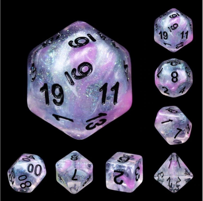 Foam Brain Ro Chrome RPG Dice Set | Dragon's Lair Comics and Fantasy Houston TX