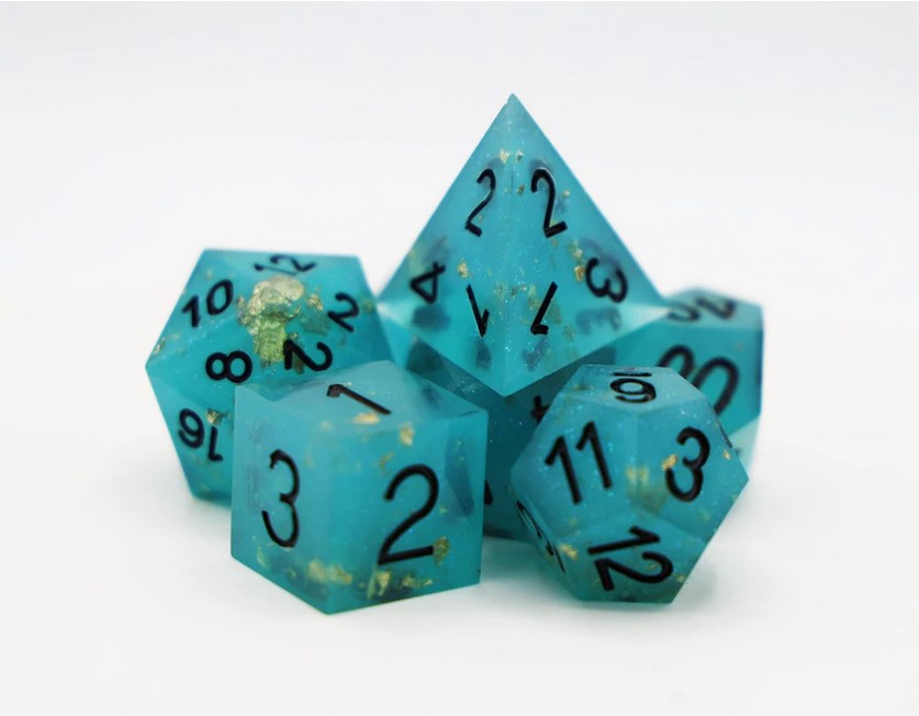 Foam Brain Sharp Edged Siren's Song RPG Dice Set | Dragon's Lair Comics and Fantasy Houston TX