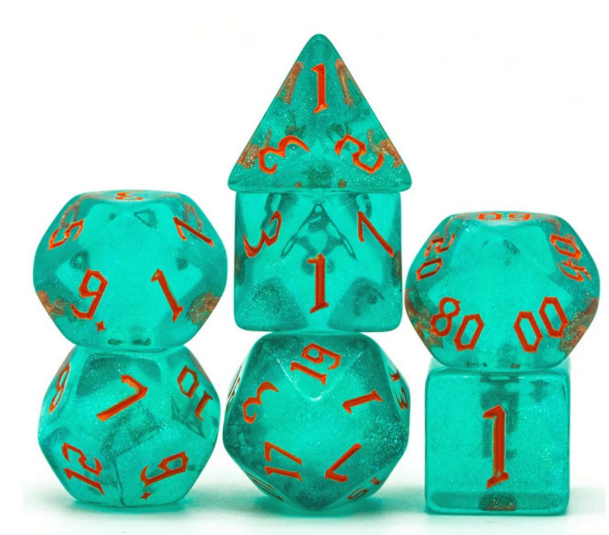 Foam Brain Hurricane Elemental RPG Dice Set | Dragon's Lair Comics and Fantasy Houston TX