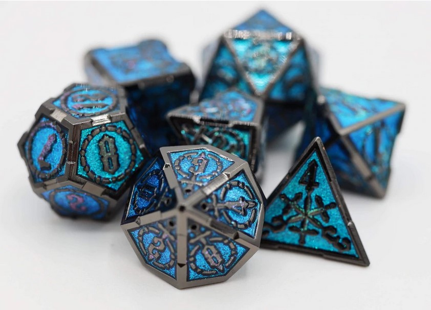 Foam Brain Sword of the Deep RPG Metal Dice Set | Dragon's Lair Comics and Fantasy Houston TX