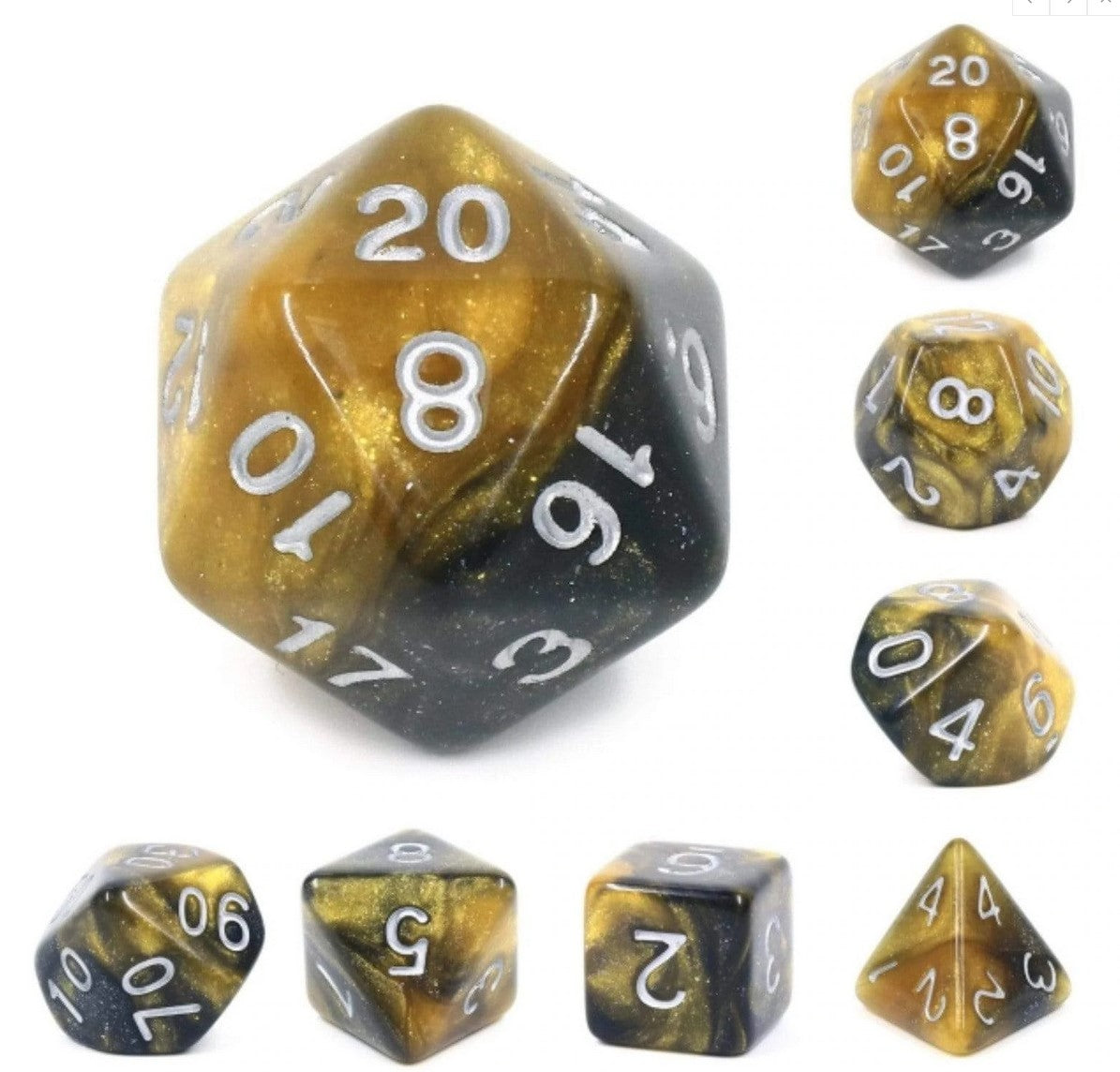 Foam Brain Monarch Poly 7 Dice Set | Dragon's Lair Comics and Fantasy Houston TX