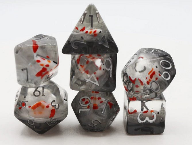 Foam Brain Misty Water Koi Poly 7 Dice Set | Dragon's Lair Comics and Fantasy Houston TX