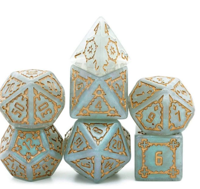 Foam Brain Huge Gray Castle RPG Dice Set | Dragon's Lair Comics and Fantasy Houston TX