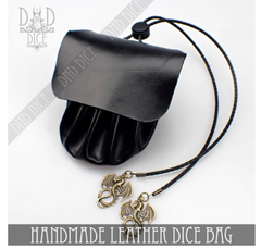 DND Dice Leather Dice Bag & Dice Tray: Dragons/Black | Dragon's Lair Comics and Fantasy Houston TX