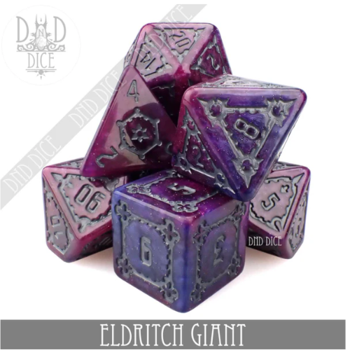 DND Dice Oversided Poly 7 Set: Eldritch Giant | Dragon's Lair Comics and Fantasy Houston TX