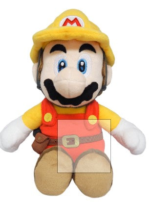 Super Mario Builder Mario 10" Plush | Dragon's Lair Comics and Fantasy Houston TX