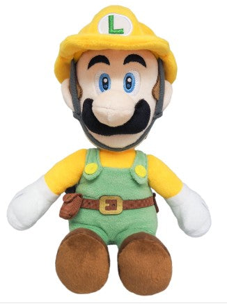 Super Mario Builder Luigi 10" Plush | Dragon's Lair Comics and Fantasy Houston TX