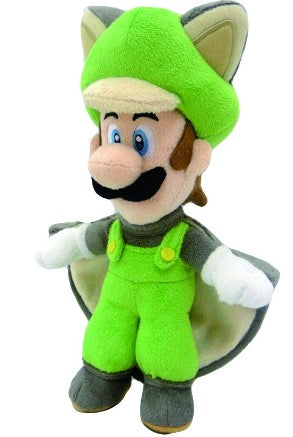 Super Mario Flying Squirrel Luigi 10" Plush | Dragon's Lair Comics and Fantasy Houston TX