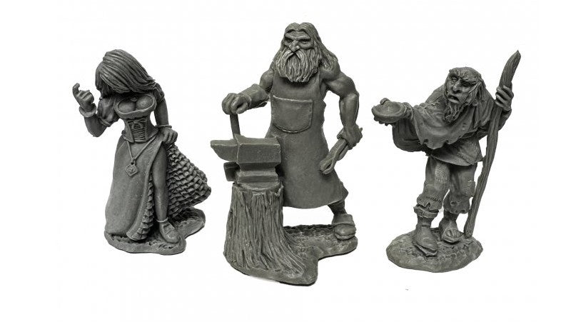 Reaper Bones Legends: Townfolk (Strumpet, Blacksmith, Beggar) | Dragon's Lair Comics and Fantasy Houston TX