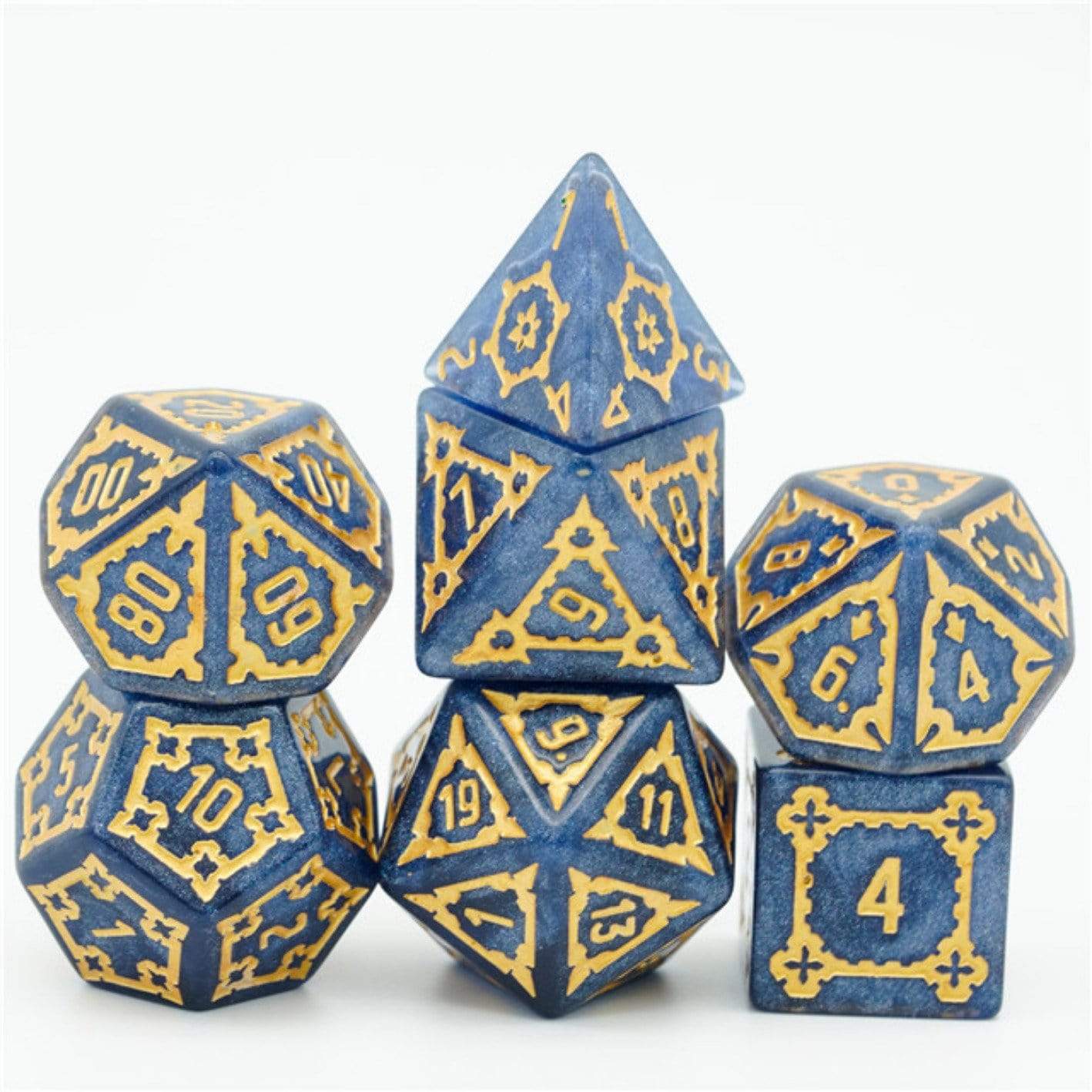 Foam Brain Huge Blue Castle RPG Dice Set | Dragon's Lair Comics and Fantasy Houston TX