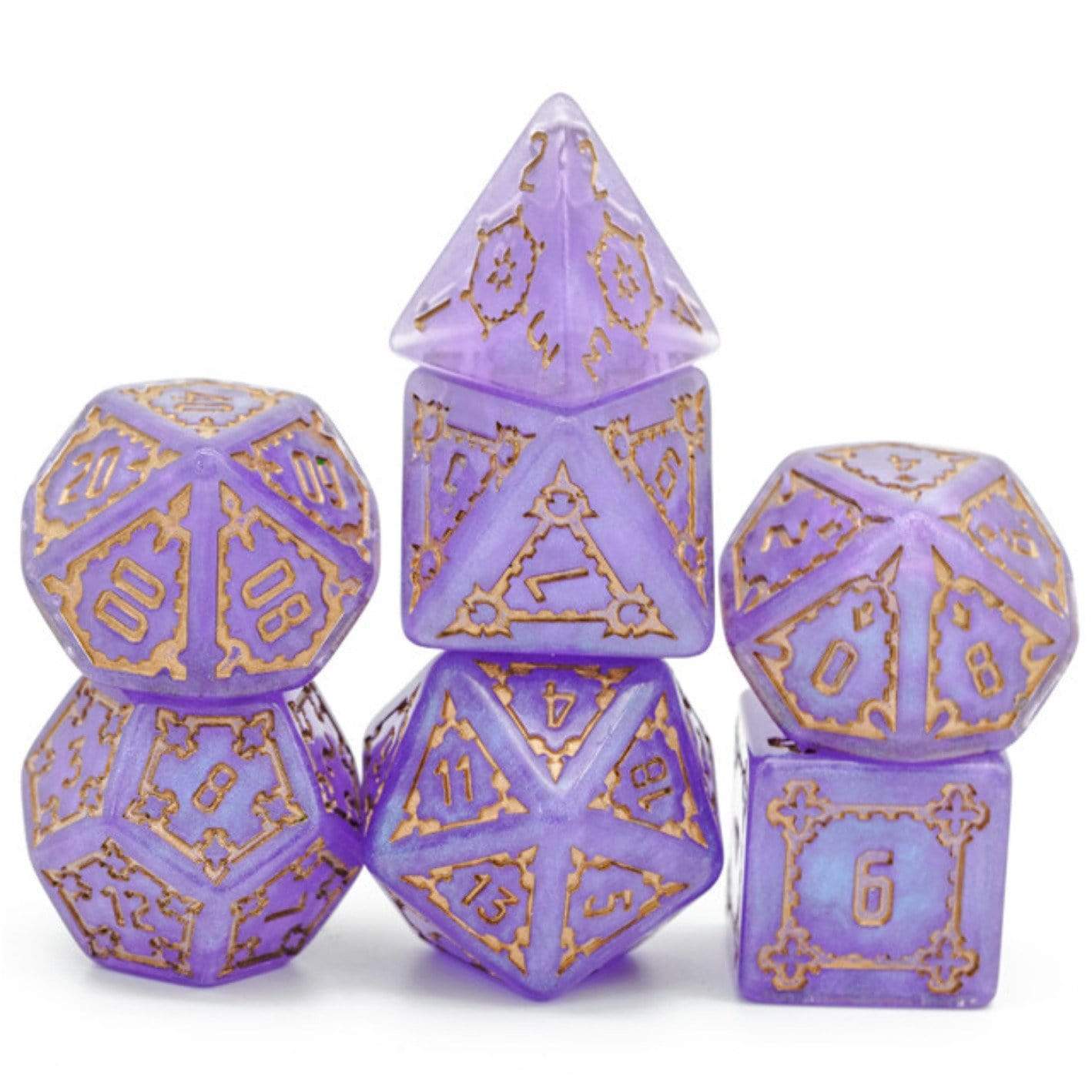 Foam Brain Huge Purple Castle RPG Dice Set | Dragon's Lair Comics and Fantasy Houston TX