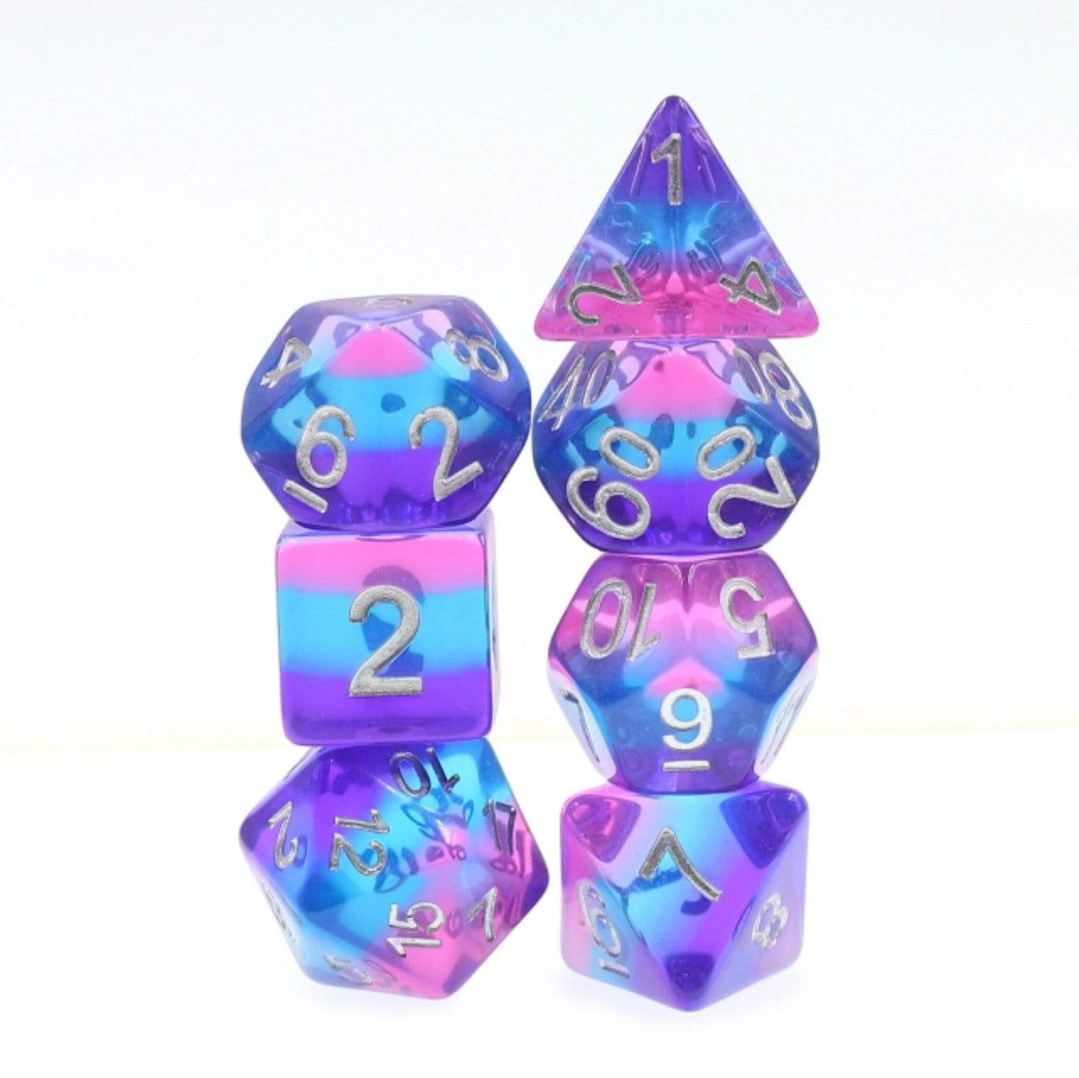 Foam Brain Purple Sky RPG Dice Set | Dragon's Lair Comics and Fantasy Houston TX