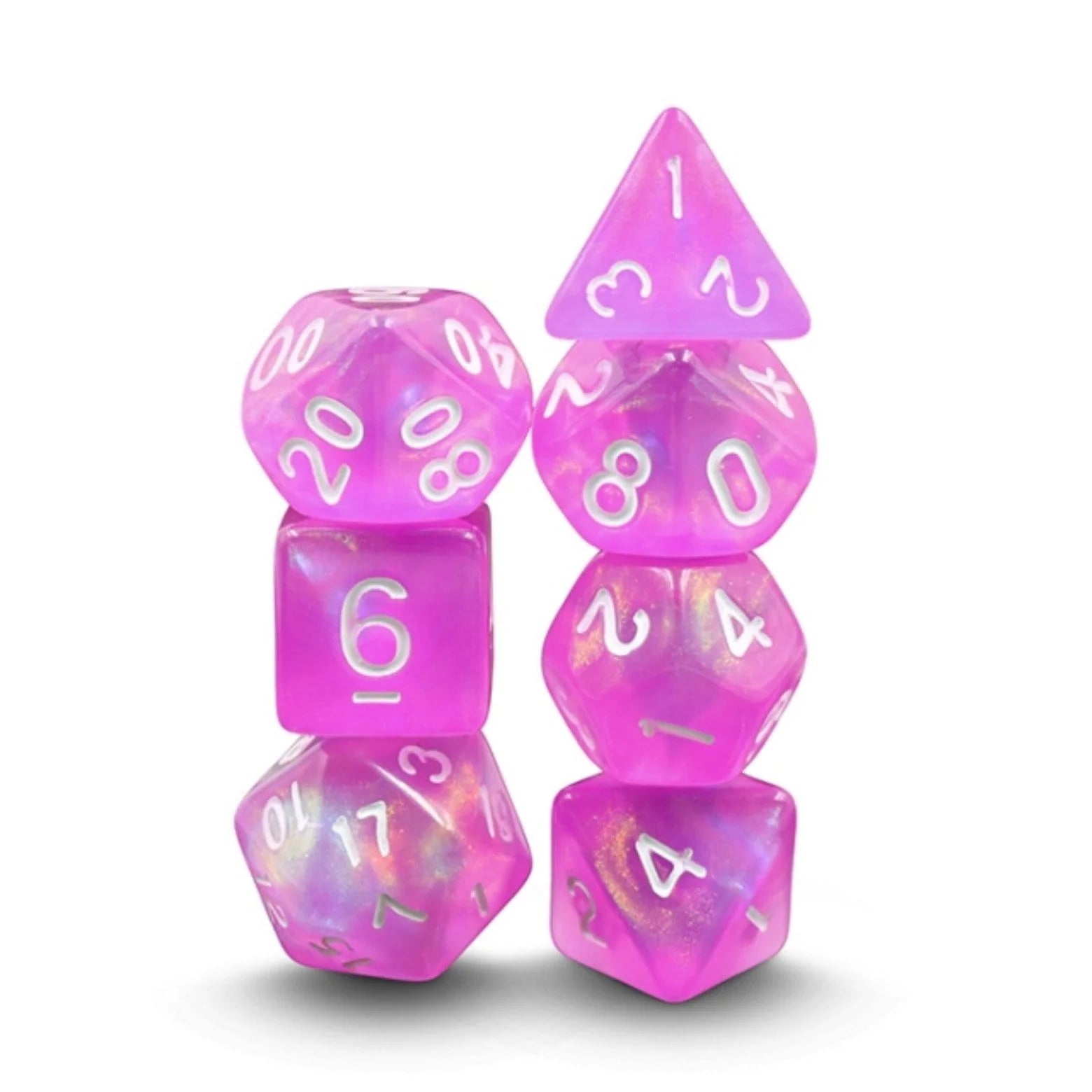 Foam Brain Dream in Bloom Poly 7 Dice Set | Dragon's Lair Comics and Fantasy Houston TX