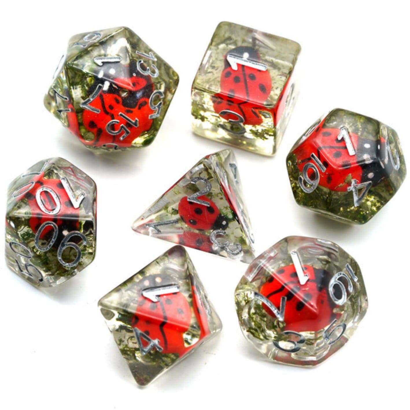 Foam Brain Red Ladybug RPG Dice Set | Dragon's Lair Comics and Fantasy Houston TX