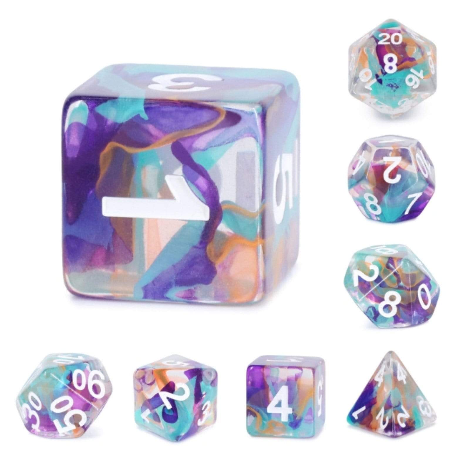 Foam Brain Unknown Land Ribbon RPG Dice Set | Dragon's Lair Comics and Fantasy Houston TX