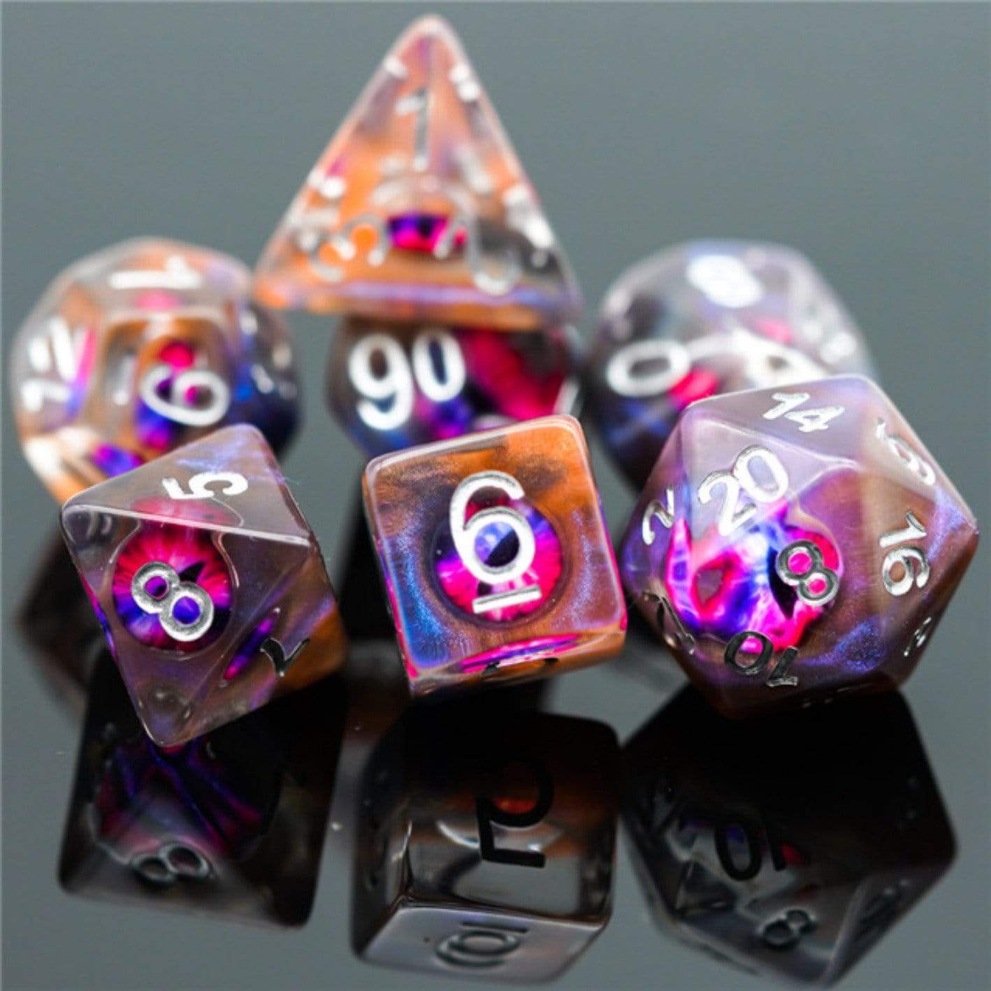 Foam Brain Demon Eye RPG Dice Set | Dragon's Lair Comics and Fantasy Houston TX