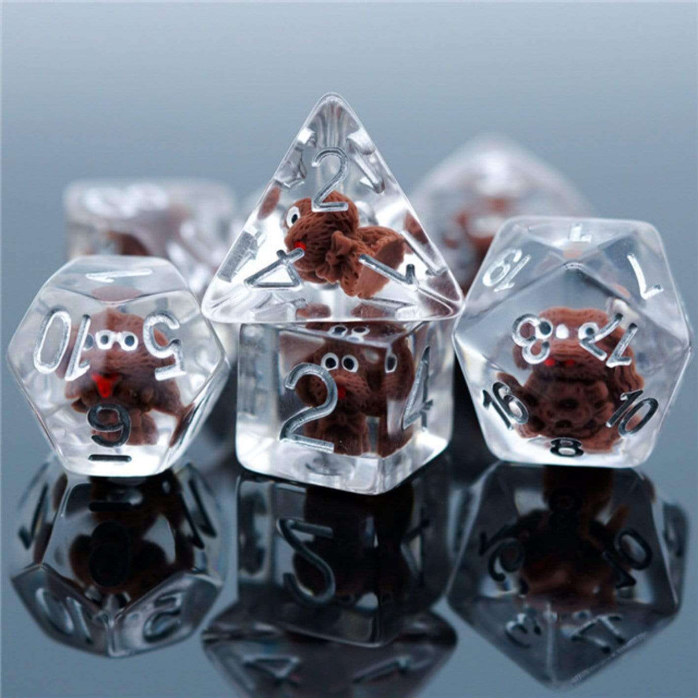 Foam Brain Fluffy Puppy Poly 7 RPG Dice Set | Dragon's Lair Comics and Fantasy Houston TX