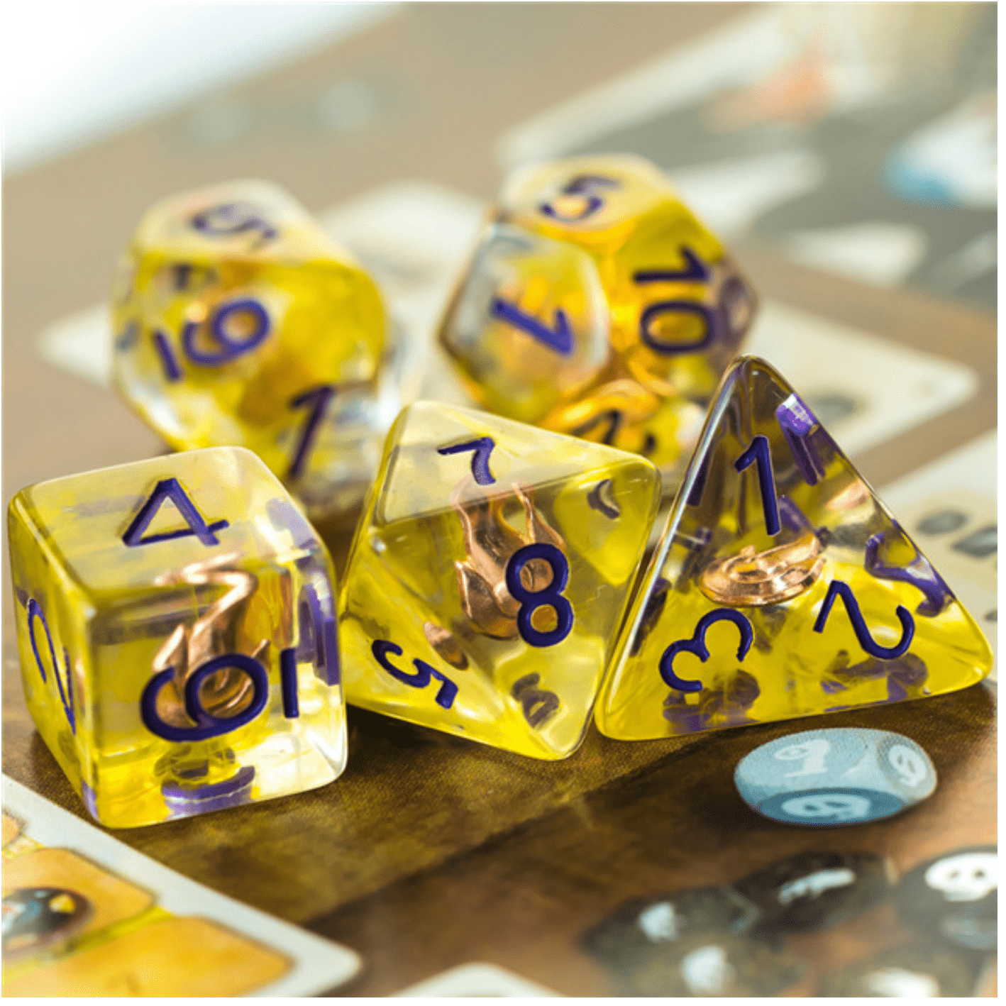 Foam Brain Sorcerer's Flame RPG Dice Set | Dragon's Lair Comics and Fantasy Houston TX