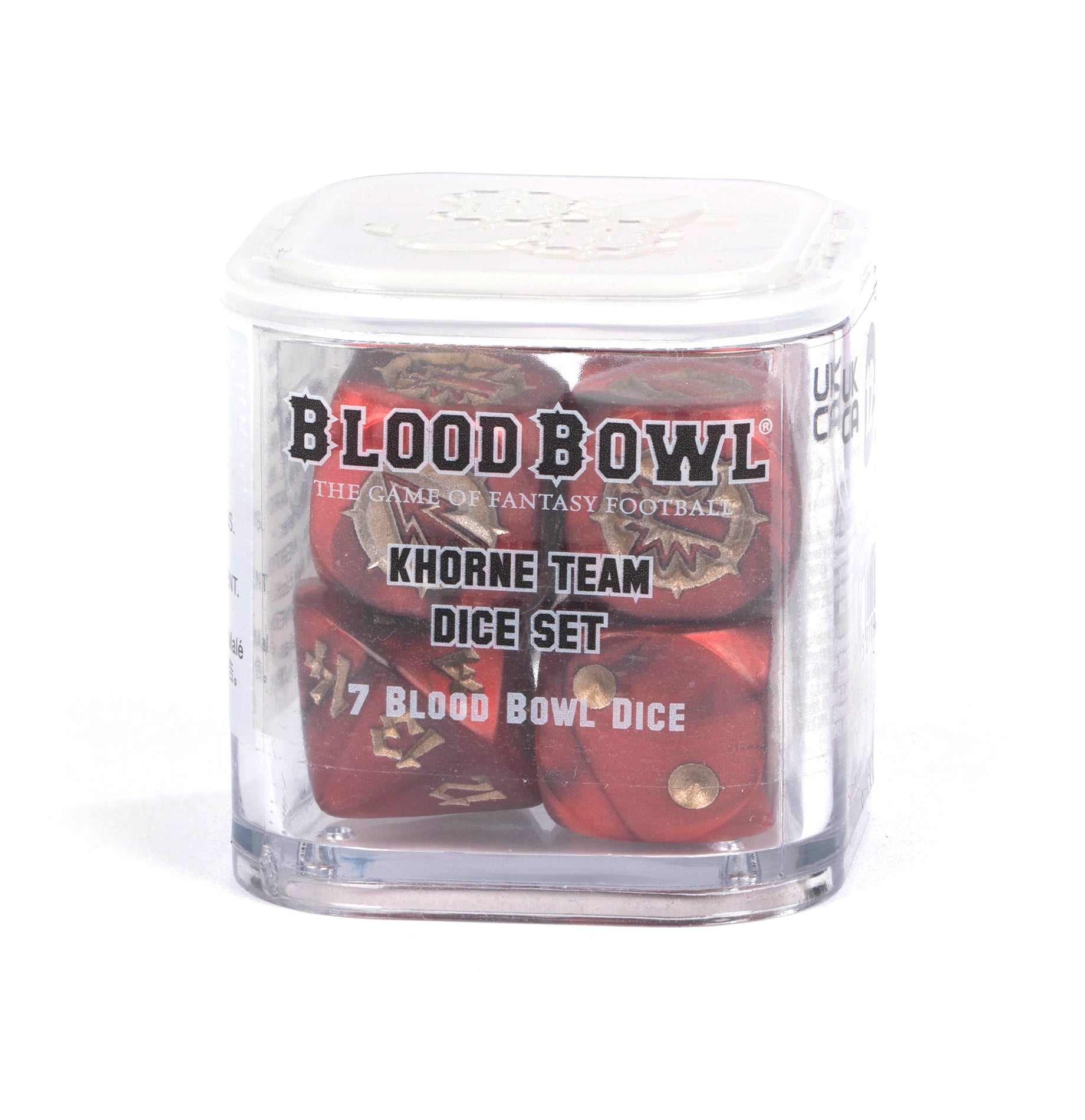 Blood Bowl: Khorne Team Dice Set | Dragon's Lair Comics and Fantasy Houston TX