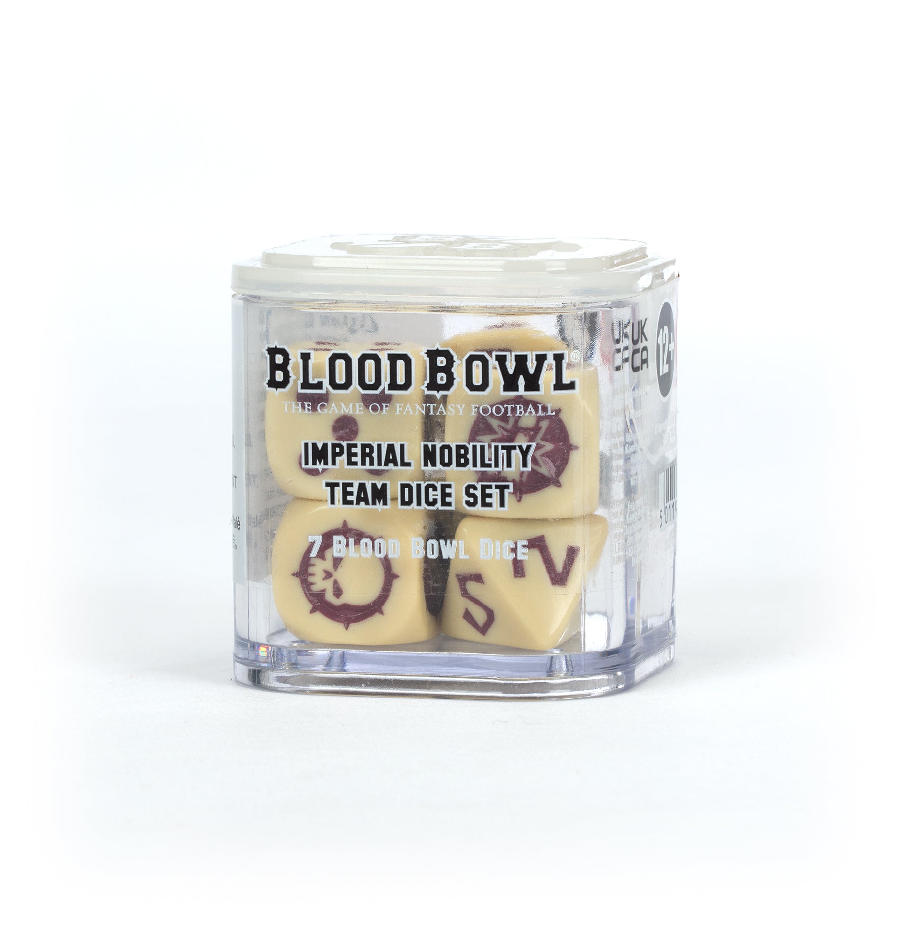 Blood Bowl: Imperial Nobility Team Dice Set | Dragon's Lair Comics and Fantasy Houston TX