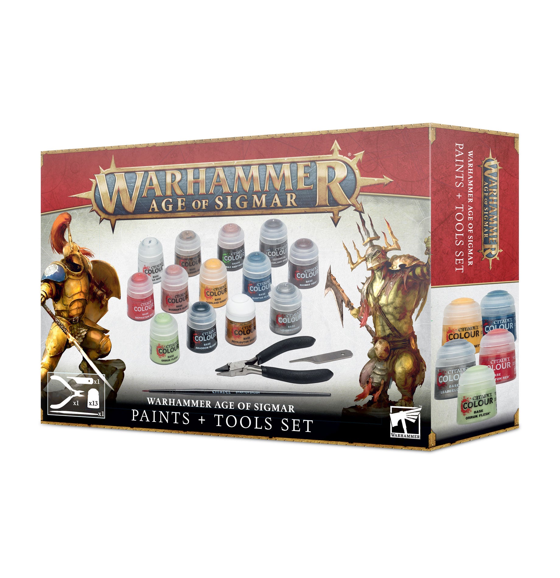 Warhammer Age of Sigmar: Paint + Tools Set | Dragon's Lair Comics and Fantasy Houston TX