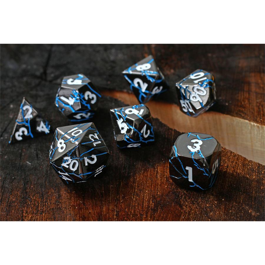 Forged Gaming Tempest Magus Poly 7 Metal Dice Set | Dragon's Lair Comics and Fantasy Houston TX