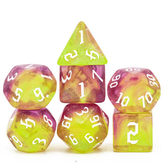 Foam Brain Twilight Elemental Poly 7 Dice Set | Dragon's Lair Comics and Fantasy Houston TX