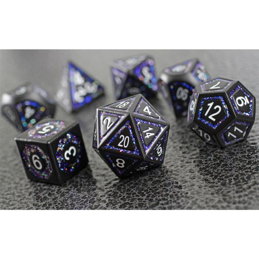 Forged Gaming Underdark Glimmer Poly 7 Metal Dice Set | Dragon's Lair Comics and Fantasy Houston TX