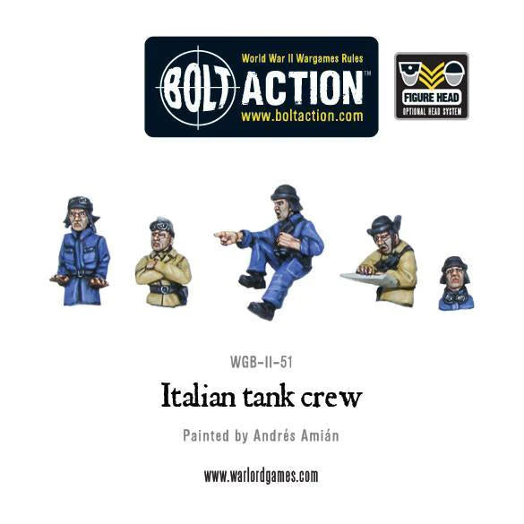 Bolt Action: Italian Tank Crew | Dragon's Lair Comics and Fantasy Houston TX