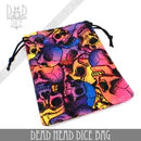 DND Dice Premium Velvet Dice Bag: Dead Head | Dragon's Lair Comics and Fantasy Houston TX