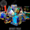 DND Dice Poly 7 Dice Set: Infinity Prism | Dragon's Lair Comics and Fantasy Houston TX