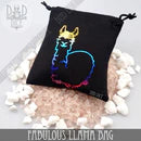 Q-Workshop Dice Bag: Fabuolous Llama | Dragon's Lair Comics and Fantasy Houston TX