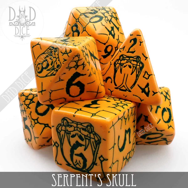 Q Workshop Poly 7 Dice Set: Pathfinder Serpent's Skull | Dragon's Lair Comics and Fantasy Houston TX