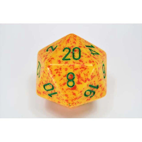 Chessex 34mm Speckled Lotus D20 | Dragon's Lair Comics and Fantasy Houston TX