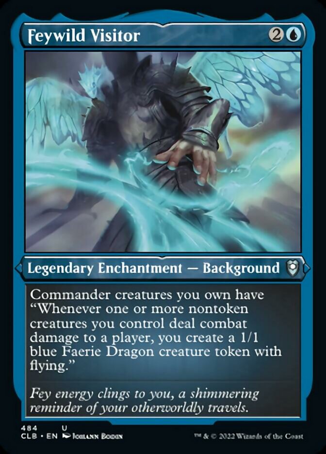 Feywild Visitor (Foil Etched) [Commander Legends: Battle for Baldur's Gate] | Dragon's Lair Comics and Fantasy Houston TX