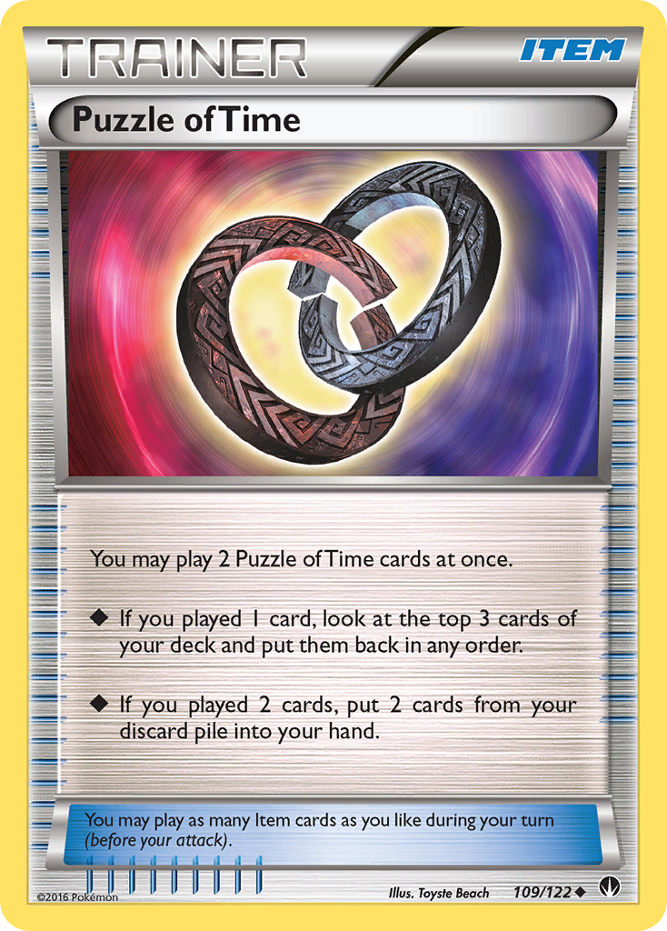 Puzzle of Time (109/122) [XY: BREAKpoint] | Dragon's Lair Comics and Fantasy Houston TX