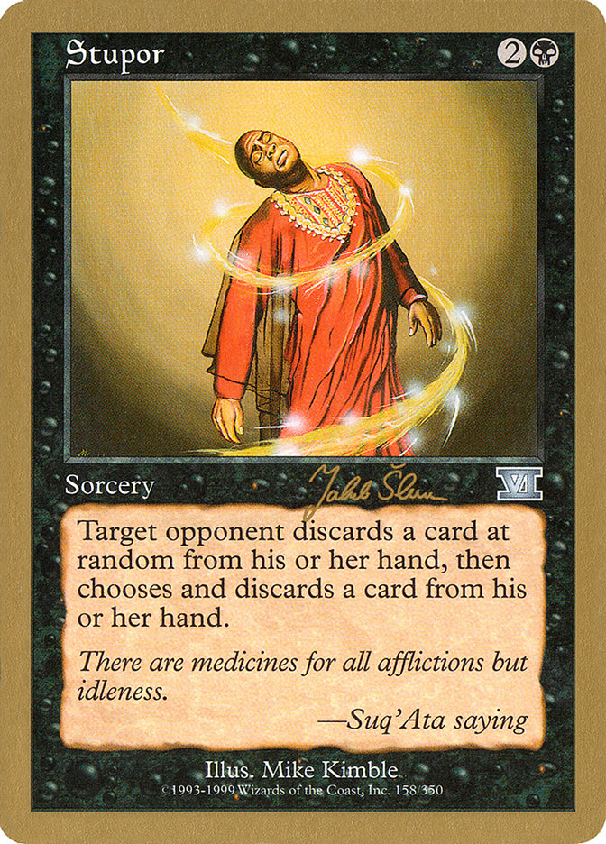 Stupor (Jakub Slemr) [World Championship Decks 1999] | Dragon's Lair Comics and Fantasy Houston TX